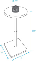 100% American Hardwood Drink Table