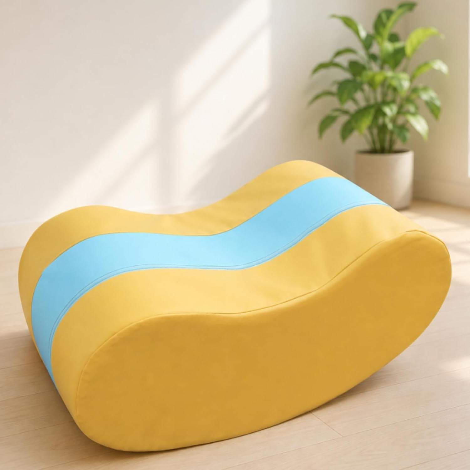 Rocking Boat Soft Rocker Cushioned for Kindergarten
