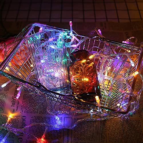 KAQ 115FT 300LED Multi-Colored String Lights Indoor/Outdoor Waterproof with 8 ModesTwinkle Plug in Warm White Lights for Outside Garden Bedroom Christmas Tree Decorations (Multicolor)
