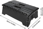 Folding Step Stool Step Stool Holds Up to 300 lb Plastic Foldable Step Stools Non Slip with Carry Handle Collapsible Stool for Kitchen, Bathroom or Bedroom