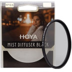Hoya 82mm Mist Filter Black Diffuser No. 0.5 - Black Mist Filter for Camera Lenses - Soft Diffusion Effect for Portrait Photography & Cinematic Look, Reduces Contrast & Softens Wrinkles