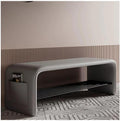 Modern Doorway Shoe-Changing Stool Shoe Cabinet Storage Two-Purpose Bedroom Simple Bedside Bench for Sitting Entryway(Gris,Medium)