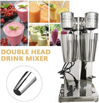 DYRABREST 180W Commercial Electric double milk shaker Maker Drink Mixer Shake Machine Smoothie Milk Ice Cream 650ML