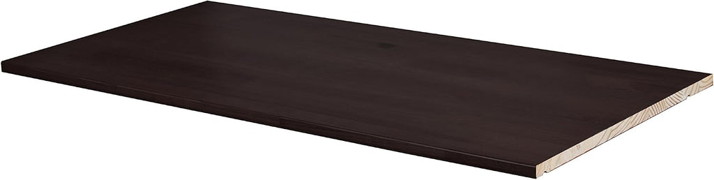 Palace Imports 100% Solid Wood Optional Shelf for 2- and 3-Sliding Door Wardrobes/Armoires/Closets, Java Color, 34.5”W x 19.75”D x 0.50”H, Four Metal Pins Included