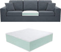 Extra Thickness 3 Layer Couch Cushion Replacement, 26"x26"x6" Sofa Cushions Replacement,100% 25D Foam Upholstery, Supportive&Soft Sofa Foam with Removable Cover