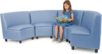 FDP Kid Comfort Collective Modular Wedge Chairs, 4-Pack - Powder Blue