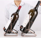 Stainless Steel 1.5L 3L 5L Large Retro Bottle Wine Holder for Home Decor (Size : 19 * 16 * 32cm)