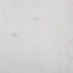 SAFAVIEH Home Collection - Sanji Marble Top Accent Table, Round Modern Side Table, White Marble & Black Base (ACC3737B)