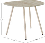 SAFAVIEH Home Collection - Mint Small Side Table, Beige Ceramic Accent Table with Slim Legs, Fully Assembled (ACC2914A)