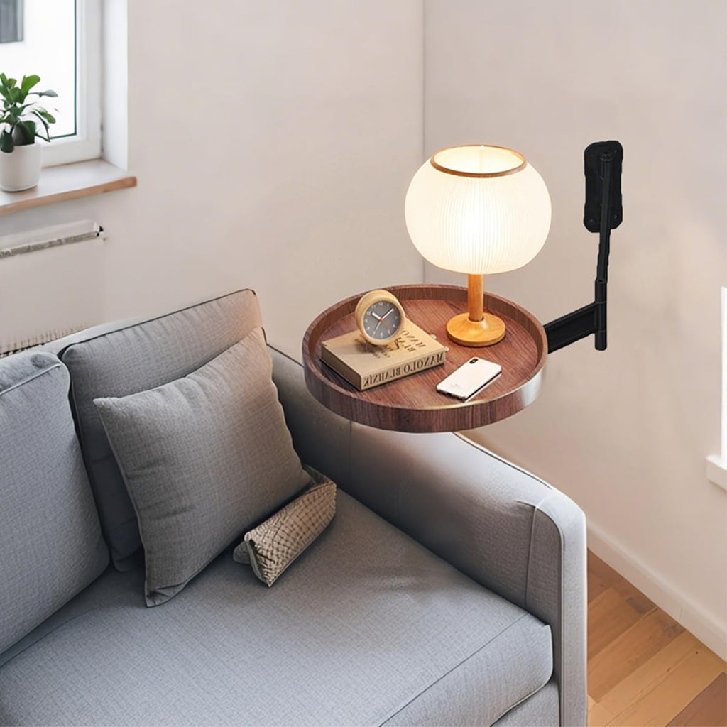 13.78 Inch Retractable Wall-Mounted Folding Table RV Folding Table | With an extendable arm, multi-angle adjustability, and a space-saving design, it makes an excellent gift.