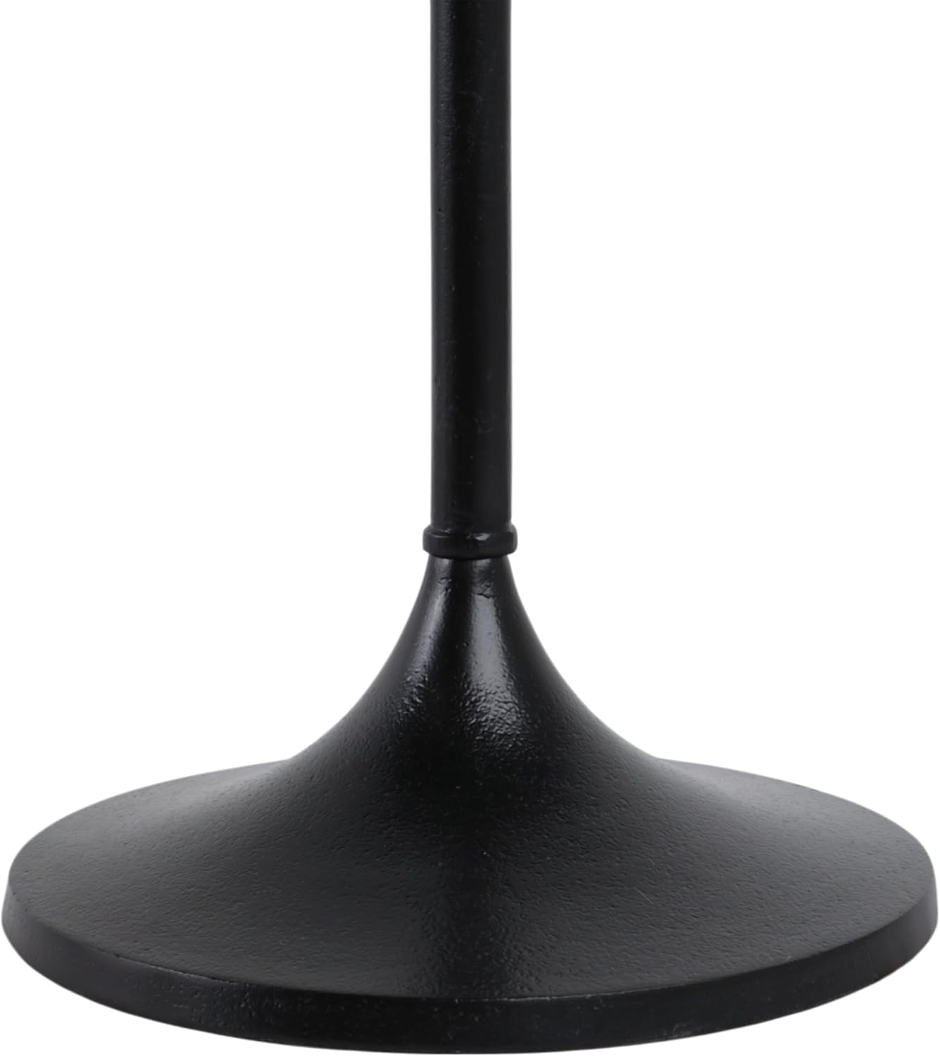 Elegant End Table, Side Table, or Small Night Stand for Room Decor - Slim Metal Drink Table with Marble Top and Trumpet Base for Bedroom or Living Room - Ideal for Small Spaces - 27" Green & Black