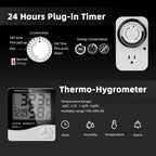Spider Farmer Air Filtration Kit 4 Inch, Inline Duct Fan with RJ12 Speed Humidity Controller, Carbon Filter Combo, 25 Ft Ducting, Ventilation System Kit for Grow Tents, Hydroponics, Indoor Gardening