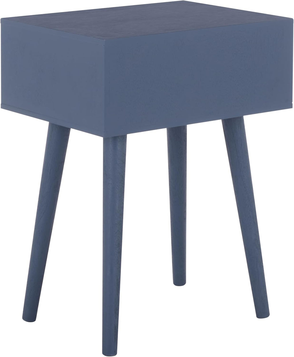 SAFAVIEH Home Collection - Lyle Blue Accent Table, 1 Drawer, Mid-Century Modern Design (ACC5702H)