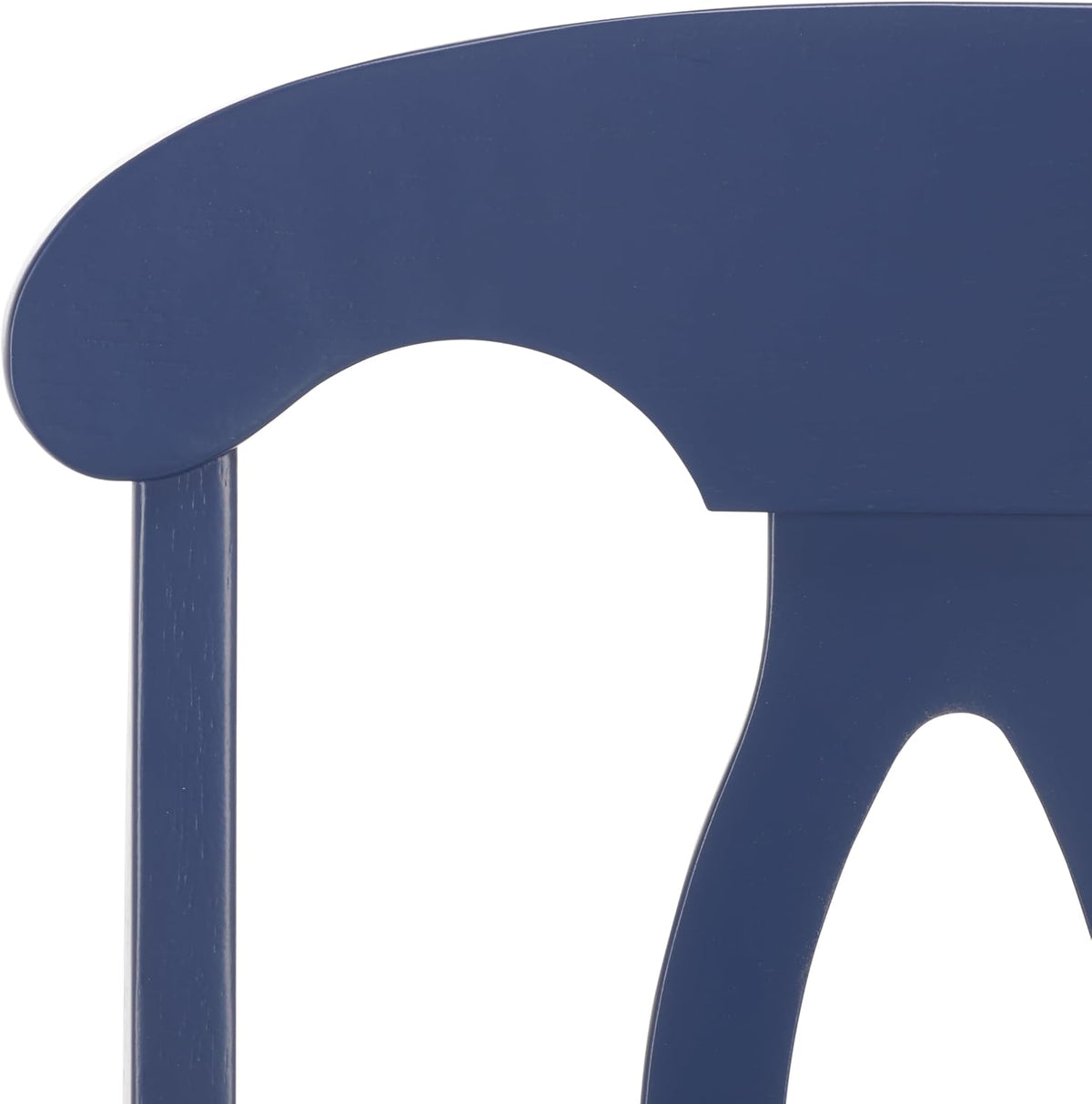 SAFAVIEH Home Collection – Hannelore Solid Wood Dining Arm Chair, Dark Blue Finish, Classic Transitional Seating Design (DCH6907D)