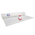 Plastic Sheeting 6 mil, 40' x 100' (4000 sq. ft.) - Semi-Clear Thick Painting Plastic Covering for Painting, Construction and Greenhouse - LDPE Plastic Rolls Heavy Duty Outdoor by IDL Packaging