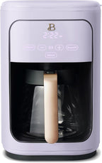 Beautiful Coffee Maker, 14-Cup, Touch-Activated Display, Programmable, Automatic Shut-Off, 1200W, Keep Warm, 24h Timer (Lavender)