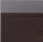 SAFAVIEH Home Collection - Pomona Dark Chocolate Nightstand, 3-Drawer Accent Table, Mid-Century Storage Cabinet (CHS5700E)