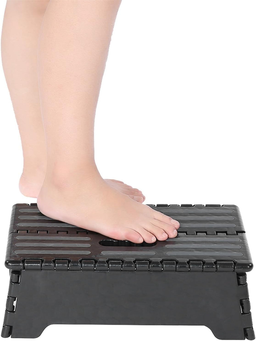Folding Step Stool, The Lightweight Step Stool, Portable Folding Step Stool Black Step Ladder for Adults Seniors at Home, Kitchen, Bathroom, Bedroom, Closet