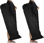 PATIKIL 48 Inch Camp Chair Replacement Bag, 2 Pack Foldable Camping Chair Bag 900D Oxford Large Mouth Carry Bag with Adjustable Shoulder Strap for Outdoor Camping, Black