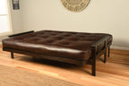 Kodiak Furniture Monterey Queen-size Futon, Espresso Finish with Oregon Trail Java Mattress