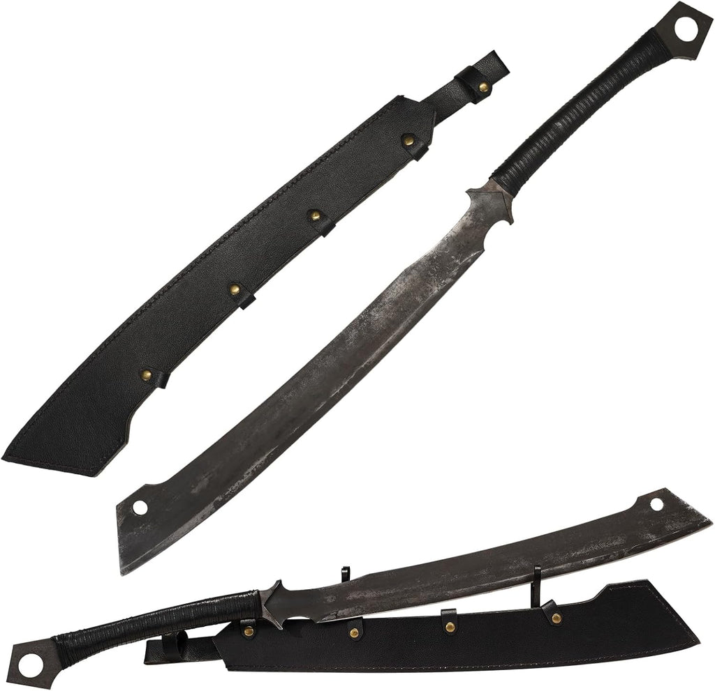 High Manganese Steel Blade Machete for Cutting Trees Heavy Duty Full Tang Outdoor Survival Hunting Tactical Sword