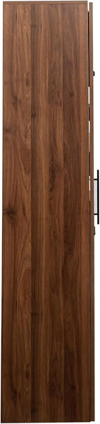 Jmyab 70.87" Kitchen Pantry Cabinet, Kitchen Pantry Cabinet with Storage Shelves, Farmhouse Storage with 4 Doors, Tall Organizers for Living Room Dining Room, Walnut