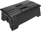 Folding Step Stool, The Lightweight Step Stool, Portable Folding Step Stool Black Step Ladder for Adults Seniors at Home, Kitchen, Bathroom, Bedroom, Closet