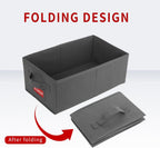 NUSWOR DVD Storage Box - DVD Storage Solutions 4Pack- Grey | Stackable DVD Case Holder Organizer - Holds up to 100 DVDs - 15.75 x 8.1 x 6.1 inches