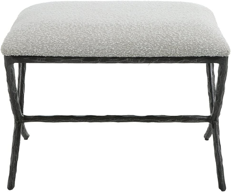 Uttermost Brisby - Small Bench-19 Inches Tall and 24 Inches Wide