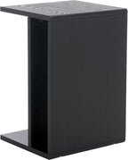 SAFAVIEH Home Collection Aeon Black C-Shape End Table