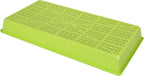 SUNPACK 10" x 20" Heavy Duty Mesh Plastic Seed Starting Tray, Lime Green, 2.3" - Ensures Water Drainage and Aeration, Perfect for Greenhouses or Indoor Gardening