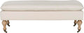 Safavieh Hudson Collection Hampton Pillowtop Bench, Creme