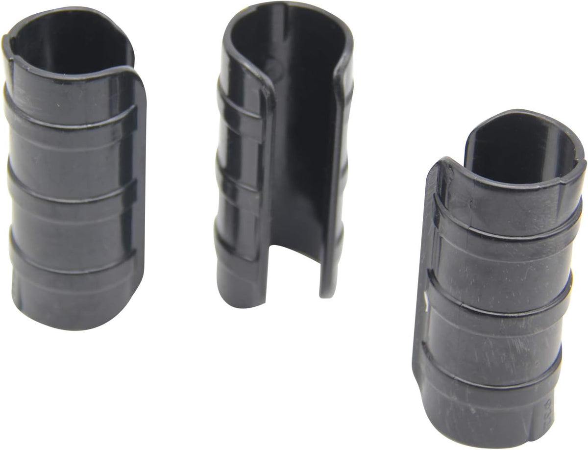 Garden Buildings Tube Clip 1.26 inch Black Greenhouse Clips Greenhouse Frame Pipe Tube Film Clip Connector Kit Pack of 10, Can Clamping Something Outer Diameter of 1.22-1.3in