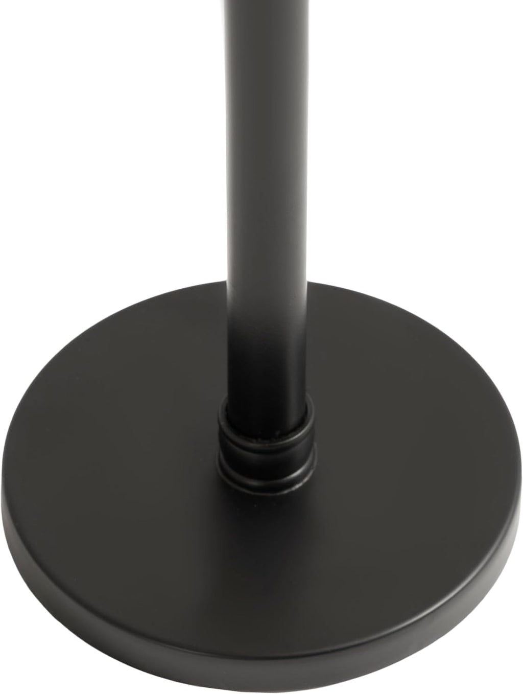 Kate and Laurel Stratton Round Pedestal Drink Table; 9 x 9 x 22; Hazelnut Brown and Black; Decorative Mini Table for Use as Indoor Plant Stand or Cute Martini Table