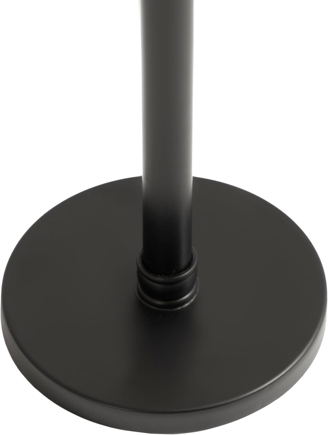Kate and Laurel Stratton Round Pedestal Drink Table; 9 x 9 x 22; Hazelnut Brown and Black; Decorative Mini Table for Use as Indoor Plant Stand or Cute Martini Table