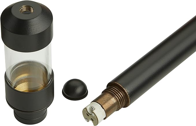 VOLT Max Spread 12V Black Brass Path Light (25" Tall, 9" Shade) with 3W 2700K Warm White G4 LED Bulb for Low Voltage Landscape Lighting on Outdoor Pathway, Walkway, Garden, Driveway or Patio