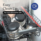 WHYSKO Stainless Steel Mixing Bowls with Lids Set - 5 Rustproof Metal Nesting Mixing Bowls for Kitchen, Meal Prep, Baking, Cooking, Storage - Includes 3 Grater Attachments, Dishwasher Safe