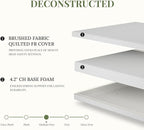 CH CHARME HOUSE 5 Inch Twin Size Memory Foam Mattress in a Box for Kids, Relieve Pressure with Medium Firm Support, Fiberglass Free, CertiPUR-US Certified