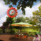 Cardinal Wind Spinner Outdoor Cardinal Spinner for Garden and Yard Décor Cardinal Gifts for Women/Men Red Cardinal Spinner with 3D Visual Effect