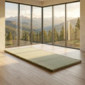 MustMat Tatami Mat Foldable Japanese Floor Mattress 35.4"x78.7"x1.2" | Traditional Japanese Futon, Floor Mattress, Rush Grass
