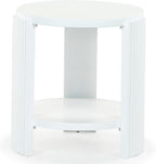 SAFAVIEH Couture Collection Liabella White Round Accent Table