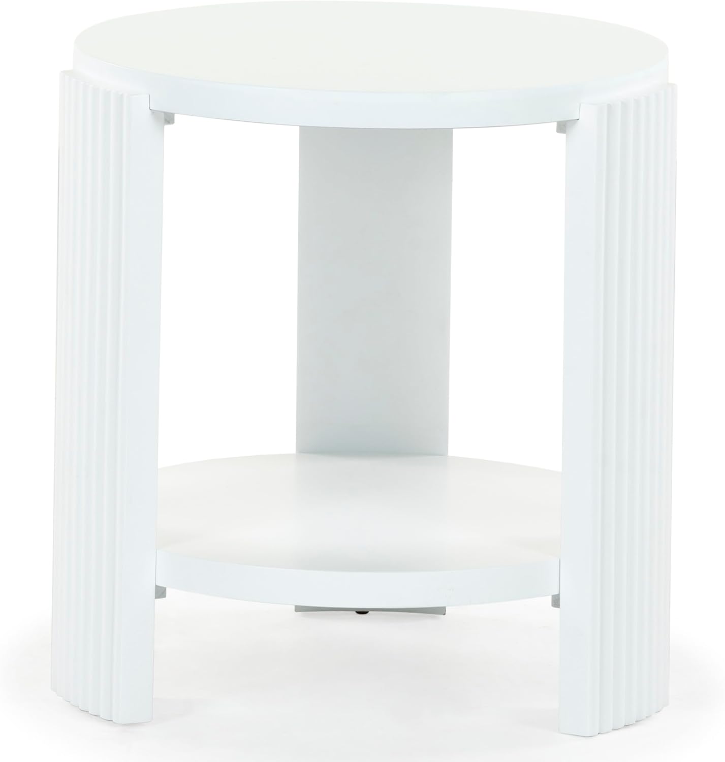 SAFAVIEH Couture Collection Liabella White Round Accent Table