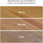 Plank+Beam Forma Console Table, with Shelf, 46 Inch, Pecan