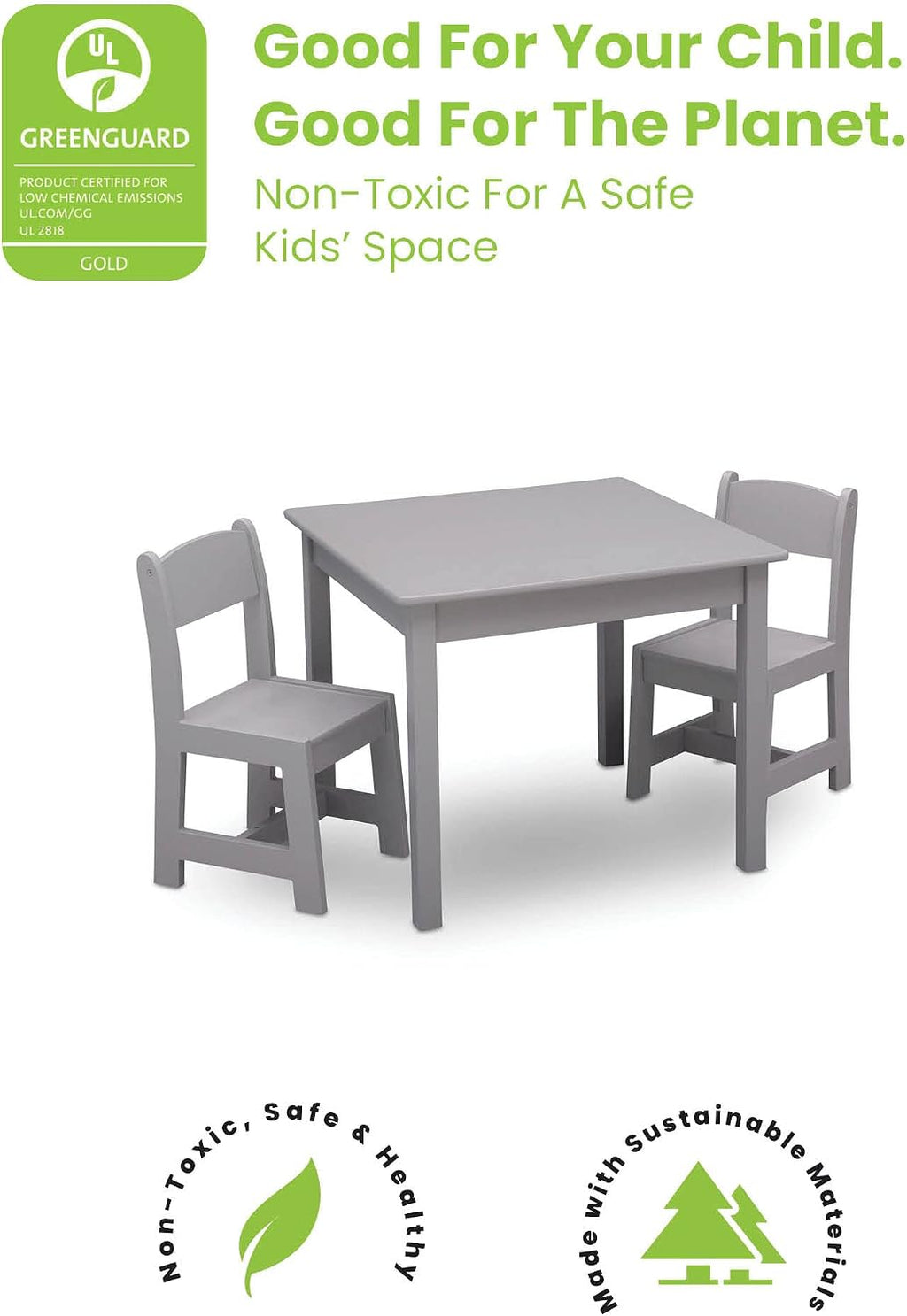Delta Children MySize Table & 2 Chairs Set 2