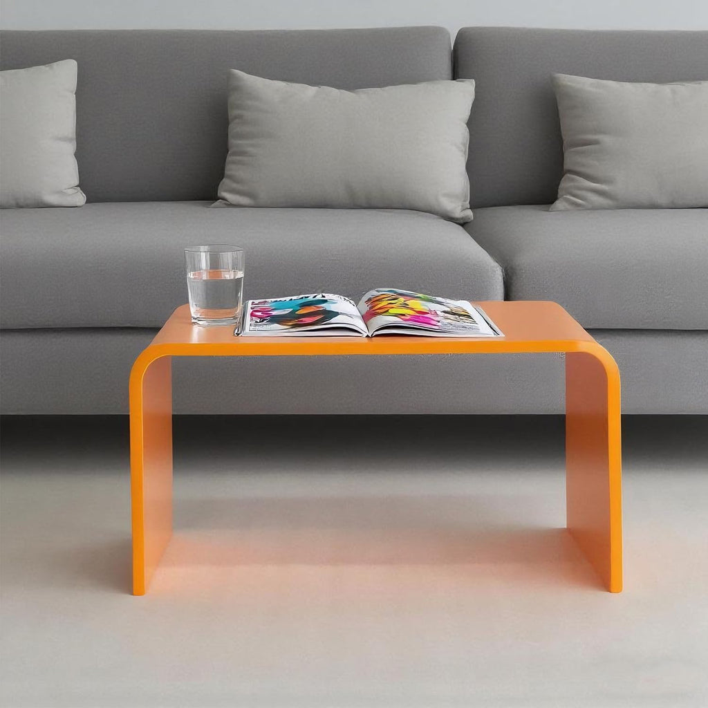 Acrylic 24 inch Small Table-Multipurpose Modern Furniture for Use as Lap desks, Acrylic Side Table or End Table in Living Rooms, Sofa,Bedrooms and Offices