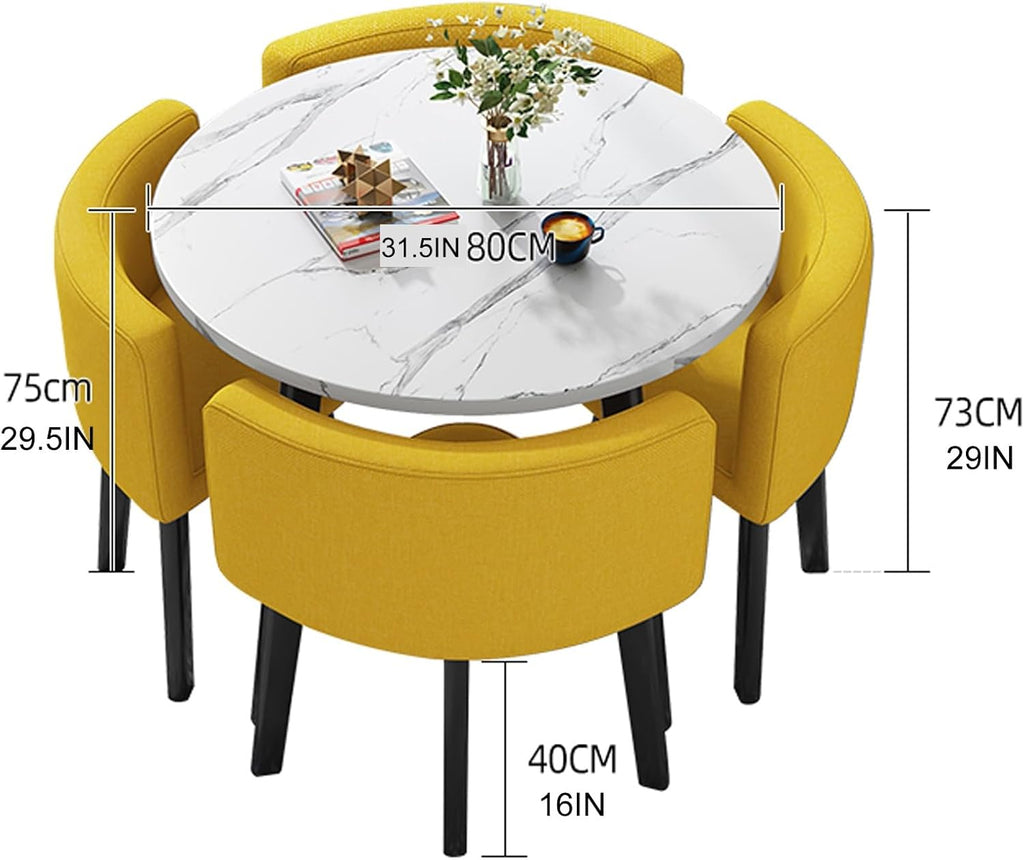 Office Reception Room Club Table and Chair Set, Home Living Room Kitchen Leisure Table, Tea Shop Coffee Shop Dessert Shop Negotiation Room Reception Room Restaurant Bar Terrace(Light Gray)