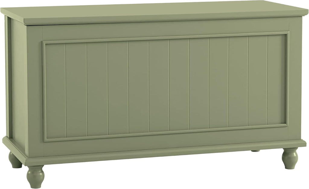 Scurrty Antique Style Storage Bench for End of Bed,Heavy Duty Long Ottoman Bench, Lift Top Storage Chest, Bench for Bedroom, Living Room Entryway (Green)