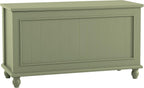Scurrty Antique Style Storage Bench for End of Bed,Heavy Duty Long Ottoman Bench, Lift Top Storage Chest, Bench for Bedroom, Living Room Entryway (Green)