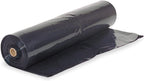 Farm Plastic Supply - Crawl Space Vapor Barrier - 10 Mil - Black Vapor Barrier, Thick Plastic Sheeting, Heavy Duty Polyethylene Film, Drop Cloth Covering for Crawlspace, Basement (2.5' x 100')