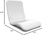 Coast Modern Portable Poolside Chair – Adult Foldable Flip Chair for Pool, Beach, Tailgating & Stadium – Durable Plastic with Back Support